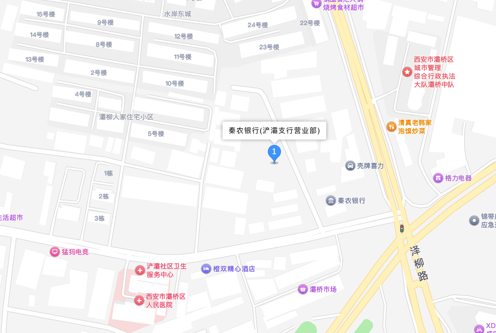 网点分布地图